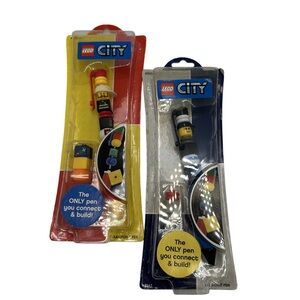 LEGO City Connect and Build Pens Police and Rescue Minifigure New in Box